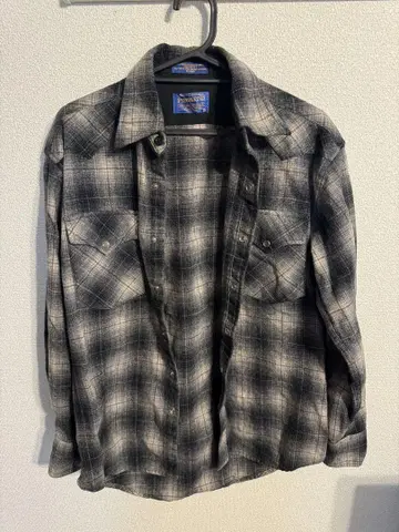 PENDLETON 100% 울 플란넬 셔츠 긴팔