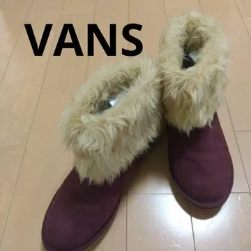 VANS 반스 인힐 무스탕 부츠 신발 25cm 와인 레드