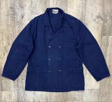 80'S KLM KLEDING 더블 브레스트 워크 자켓 커버올