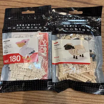 nanoblock 펠리컨과 양 2세트
