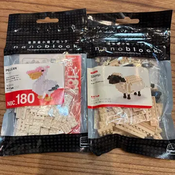 nanoblock 펠리컨과 양 2세트