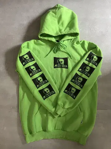 스컬 스케이트 TOFINO GREEN 풀오버 후드티 S