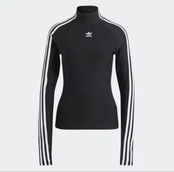 adidas 긴팔 상의 하이넥 M 사이즈 블랙