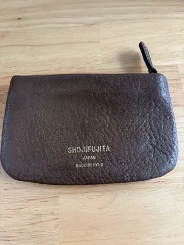 SHOJI FUJITA 가죽 파우치 일본제