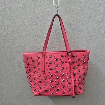 JIMMY CHOO 지미추 토트백 가죽 스터드 SOFIA