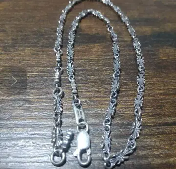 실버 장식적 링크 체인 목걸이 silver950
