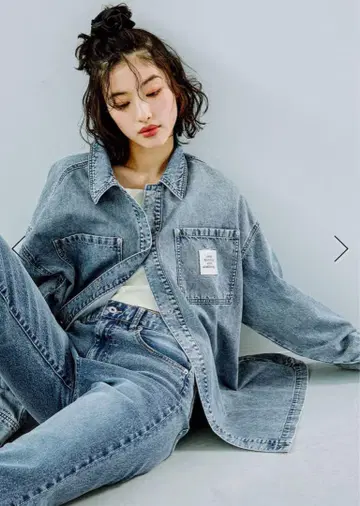 렙심 BIG 데님 셔츠