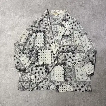 MILOQUEEN 90s 일본제 올 패턴 셔츠 자켓