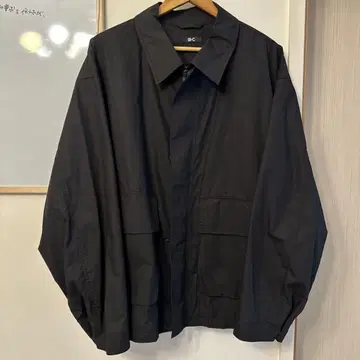 UNIQLO C 코튼 숏 블루종 블랙 XXL 사이즈