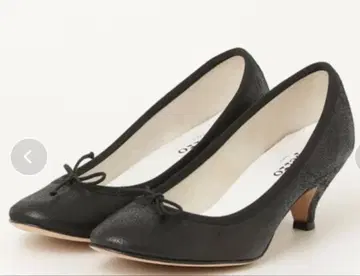 레페토 Repetto 리본 블랙 발레 슈즈 37.5