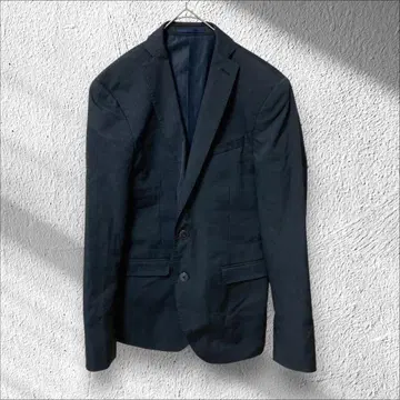 자라맨 ZARA MAN 테일러드 자켓 수트 스트라이프 네이비