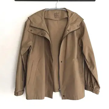 MUJI 무인양품 후드 부착 마운틴 파카 카멜 S