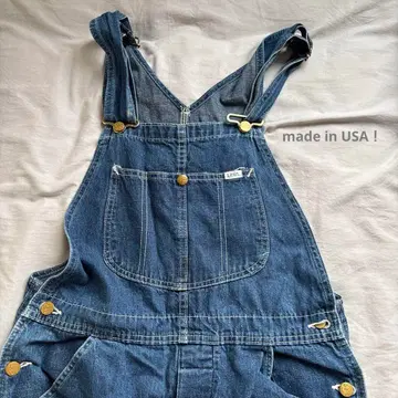 Lee 데님 오버롤 vintage made in usa