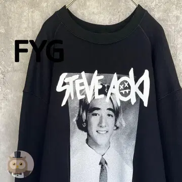 [ 새상품급 ] FYG 스티브 아오키 프린트 맨투맨 트레이닝복 구제 의류