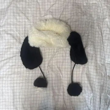 스누피 모자 퍼
