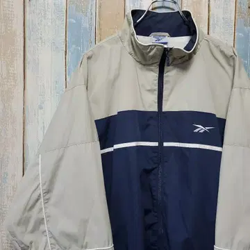 1119 리복 나일론 자켓 90S 자수 로고 백 로고 L 상당