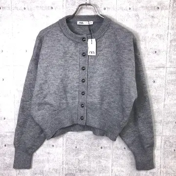 완판템 트렌드 택 포함 미사용품 ZARA 크롭 니트 가디건