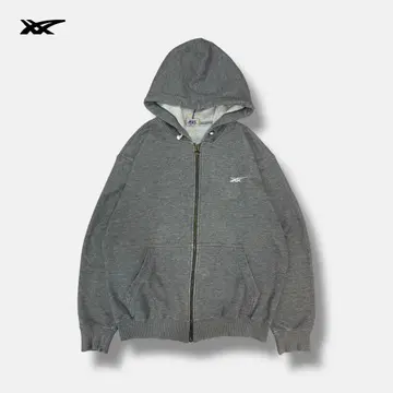 ASICS 집업 후디 y2k 그레이