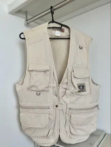 빈티지 낚시용 조끼 XL