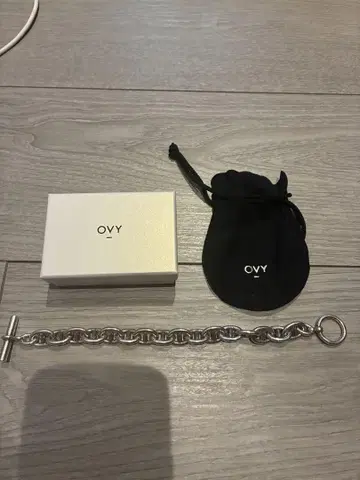 OVY 실버 체인 팔찌