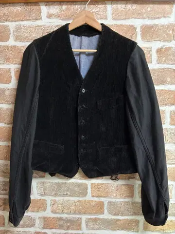 30s 40s 프렌치 빈티지 베스트 자켓 서번트 코듀로이