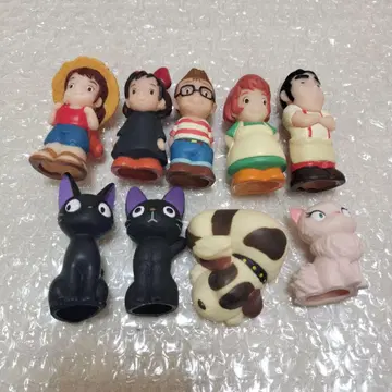 지브리 마녀 배달부 키키 손가락 인형 9개 세트 컴플리트