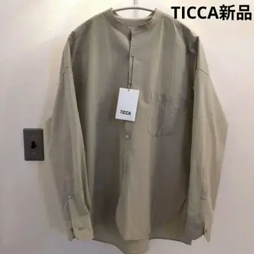 TICCA 허브 노카라 셔츠 베이지