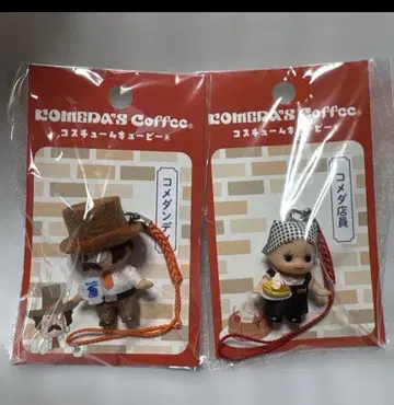코메다 커피 코메다 오리지널 큐피 스트랩 2종 세트 새상품 미개봉