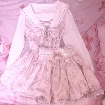 LIZLISA Sewing Bear 패턴 셋업