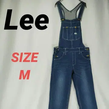 Lee 오버롤 살로펫 데님 스키니 스트레치 여성용 M