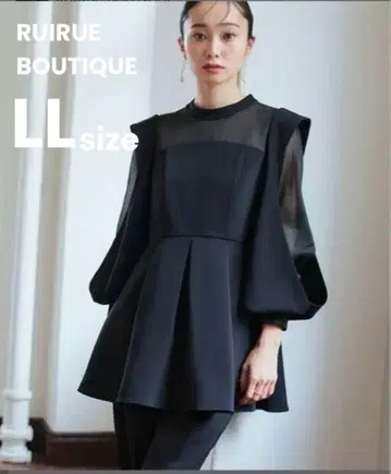 RUIRUE BOUTIQUE 블랙 파티 드레스