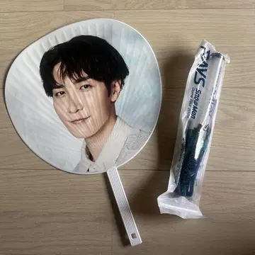 아이돌 부채와 응원봉 세트