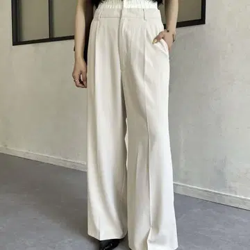 Thevon. 더블 허리 슬랙스 팬츠