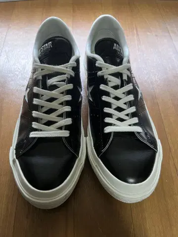컨디션 최상 converse onestar j 블랙 가죽