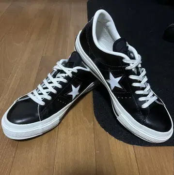 컨디션 최상 converse onestar j 블랙 가죽
