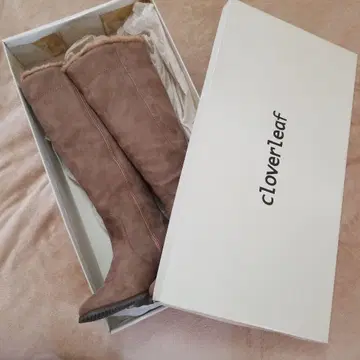 cloverleaf 브라운 롱 부츠 S