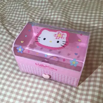 새상품급 아베일 헬로키티 카오하나 소품함 보관 케이스 미니 서랍