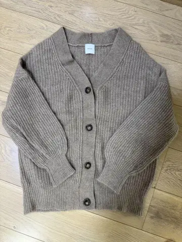 Spick & Span 베이지 니트 가디건