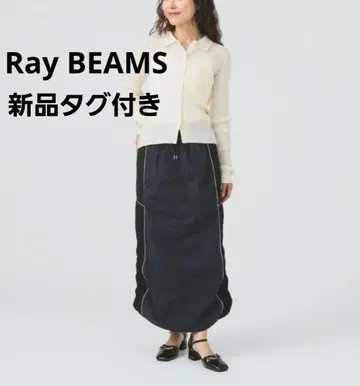 새상품 Ray BEAMS 레이스 절개 트랙 스커트