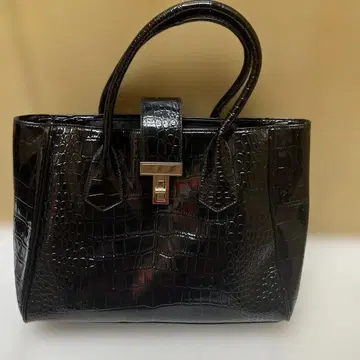 CICI 백 엠보 악어 무늬 중고품 MB2220