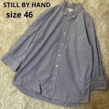 새상품급*STILL BY HAND 스틸 바이 핸드 7부 소매 셔츠 46