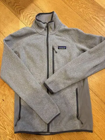 patagonia 풀 집업 플리스 자켓 그레이