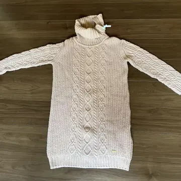 BLUE LABEL CRESTBRIDGE 니트 원피스 베이지