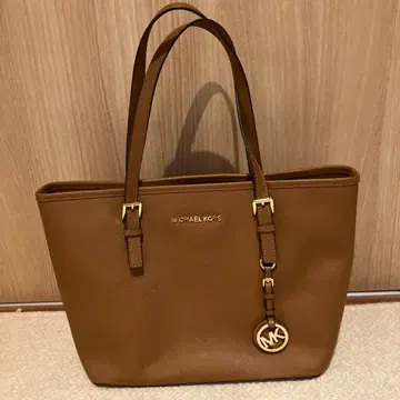 MICHAEL KORS 브라운 토트백