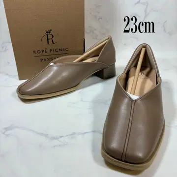 새상품 로페피크닉 파사쥬 펌프스 23cm 갑이 깊은 바부쉬 베이지