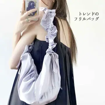 프릴백 토트백 토트백 핸드백 백 원숄더