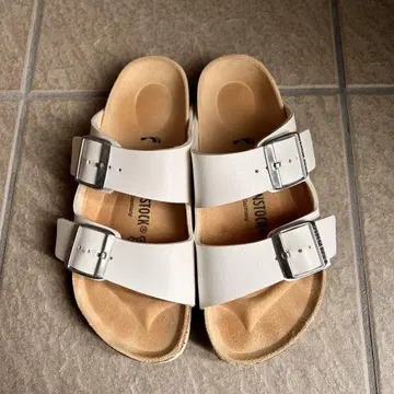 Birkenstock 화이트 샌들 37 24cm