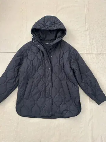zara 자라 XS S 경량 충전솜 코트 블랙 퀼팅 자켓