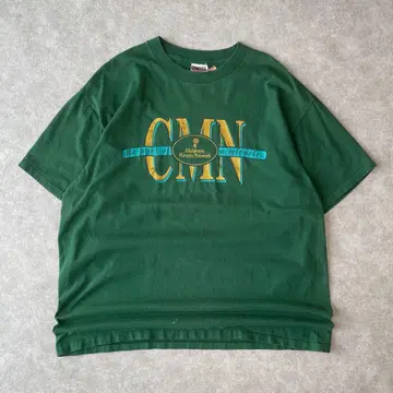90s USA제 CMN 자선 단체 로고 T셔츠 빈티지 구제 의류