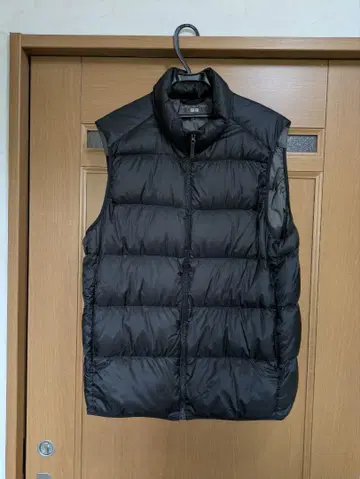 UNIQLO 울트라 라이트 다운 다운 베스트 XL 블랙